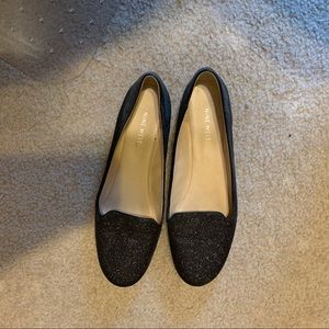 Nine West Glitter Flats.